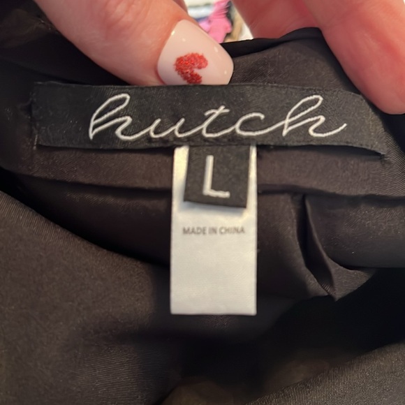 Anthropologie Hutch Chevron Rainbow Sequin Mini Skirt Size Large - Picture 8 of 10